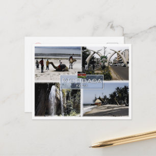 Cartão Postal Mombasa - Quênia - Mosaico -