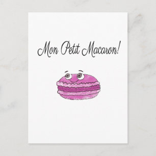 Cartão Postal Mon Petit Macaron