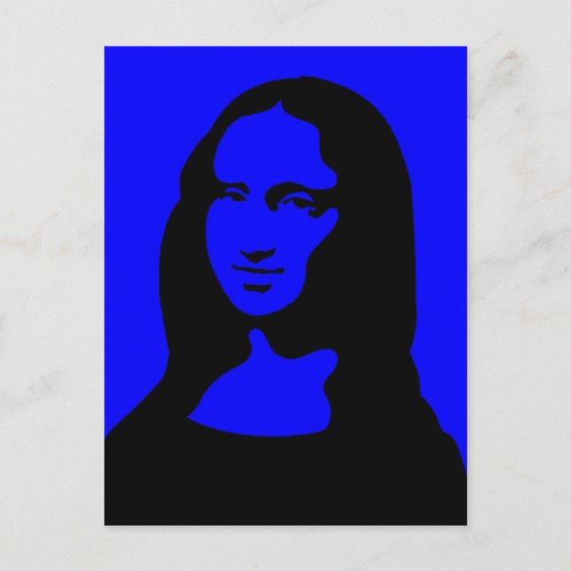 Cartão Postal Mona Colorida (Frente)