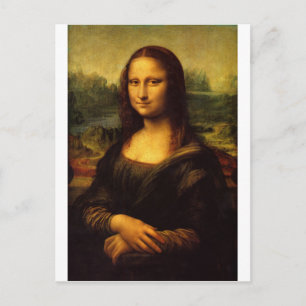 Cartão Postal Mona Lisa