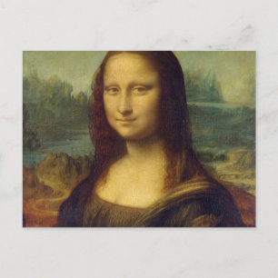 Cartão Postal Mona Lisa