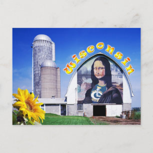 Cartão Postal Mona Lisa Barn, Wisconsin