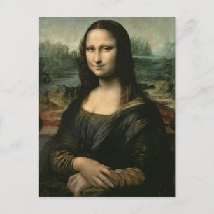Cartão Postal Mona Lisa, c.1503-6