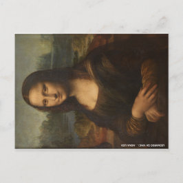 Cartão Postal Mona Lisa Leonardo Da Vinci