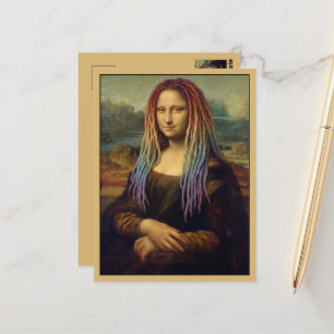 Cartão Postal Mona Lisa LGBT
