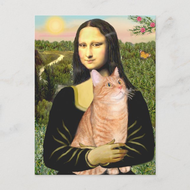 Cartão Postal Mona Lisa - Orange Tabby SH 46 (Frente)