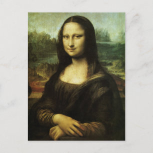 Cartão Postal Mona Lisa por Leonardo da Vinci, Arte Renascentist