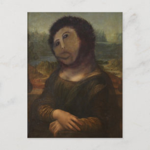 Cartão Postal Mona Lisa restaurada