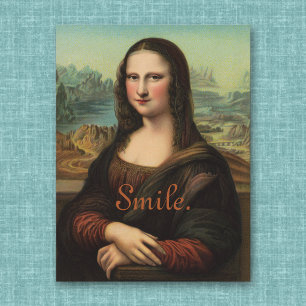 Cartão Postal Mona Lisa Smile