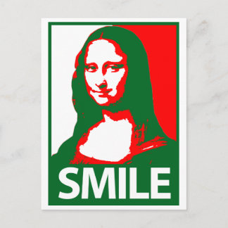 Cartão Postal Mona Lisa Smile