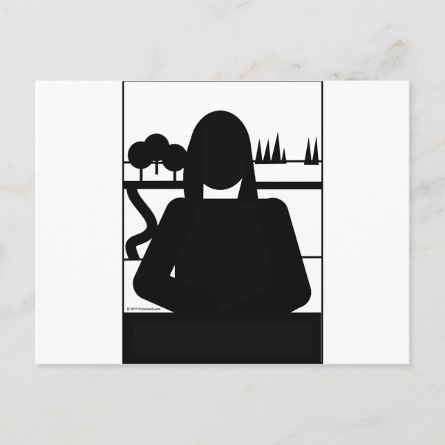 Cartão Postal Mona Picto (Frente)