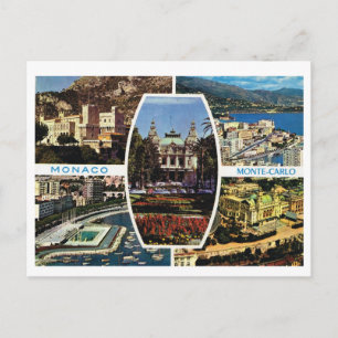 Cartão Postal Monaco Antigo, Montecarlo Multiview