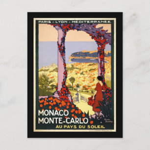 Cartão Postal Monaco Monte Carlo