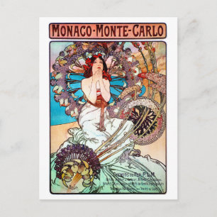Cartão Postal Mônaco Monte Carlo