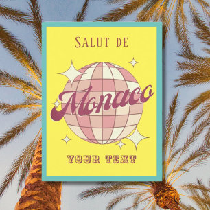 Cartão Postal Mônaco Monte Carlo Retro Vintage - Cartão-postal a