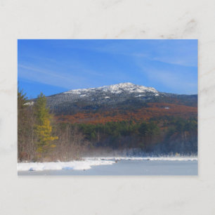 Cartão Postal Monadnock Snow and Oak Foliage