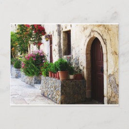 Cartão Postal Monastério de Preveli, piscina de Crete Rethymnon