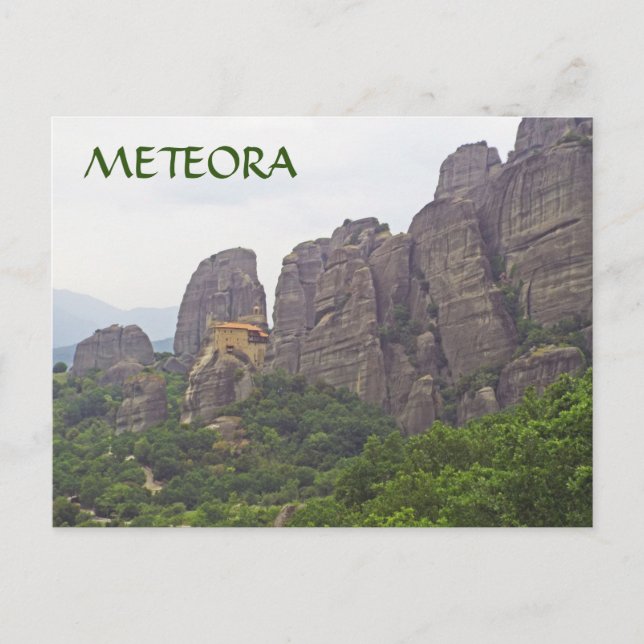 CARTÃO POSTAL MONASTÉRIOS DE METEORA, GRÉCIA (Frente)