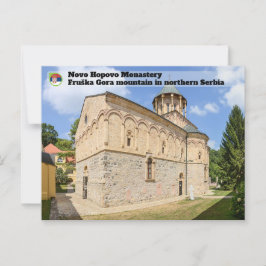 Cartão Postal MONASTÉRIOS SÉRVIOS - Mosteiro de Novo Hopovo