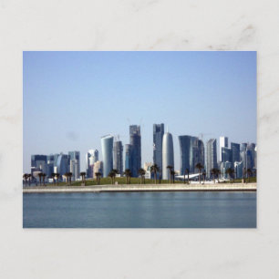 Cartão Postal Mondern Cityscape - Doha em 2012