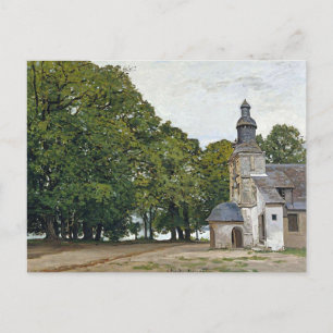 Cartão Postal Monet - A Capela Notre Dame de Grace