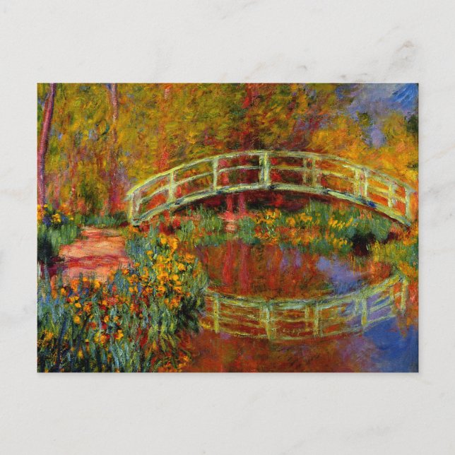 Cartão Postal Monet - A Ponte Japonesa (Frente)
