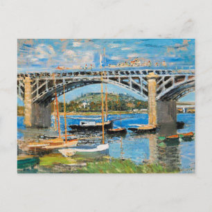 Cartão Postal Monet - A Ponte sobre o Sena,