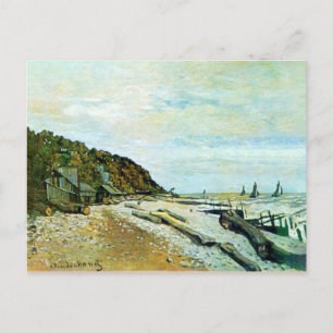 Cartão Postal Monet - Barco Perto de Honfleur