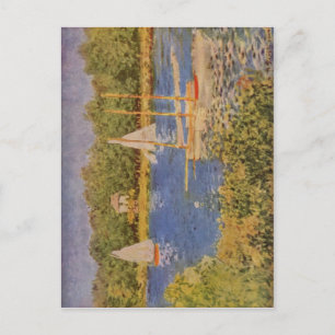 Cartão Postal Monet, Claude A Bacia do Sena em Argenteuil 1874