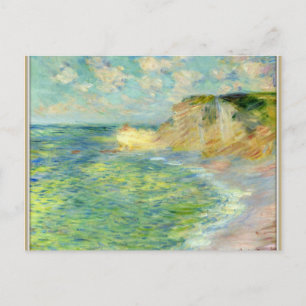 Cartão Postal Monet - Cliff em Amont