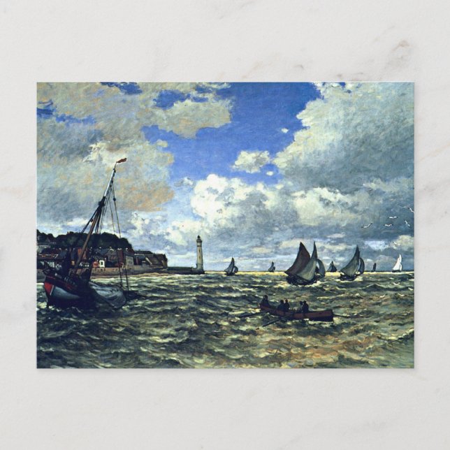 Cartão Postal Monet - Estuário do Sena em Honfleur (Frente)