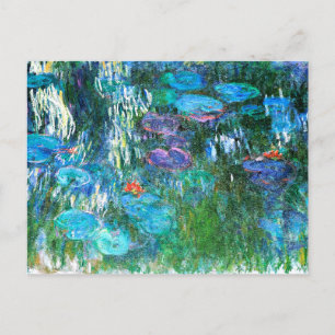Cartão Postal Monet - Lírios De Água, 1916-1919,