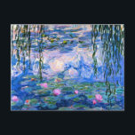Cartão Postal Monet - Lírios de Água, trabalho de arte 1919<br><div class="desc">Monet - Lírios d'água,  trabalho de arte de 1919.</div>