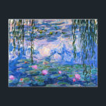 Cartão Postal Monet - Lírios de Água, trabalho de arte 1919<br><div class="desc">Monet - Lírios d'água,  trabalho de arte de 1919.</div>