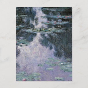 Cartão Postal Monet - Lírios-Ninfas-Água-1907