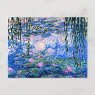 Cartão Postal Monet - Nenúfares, 1919 obra de arte