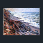 Cartão Postal Monet - O Mar em Pourville<br><div class="desc">O Mar em Pourville,  pintura de belas artes pelo artista impressionista Oscar-Claude Monet</div>
