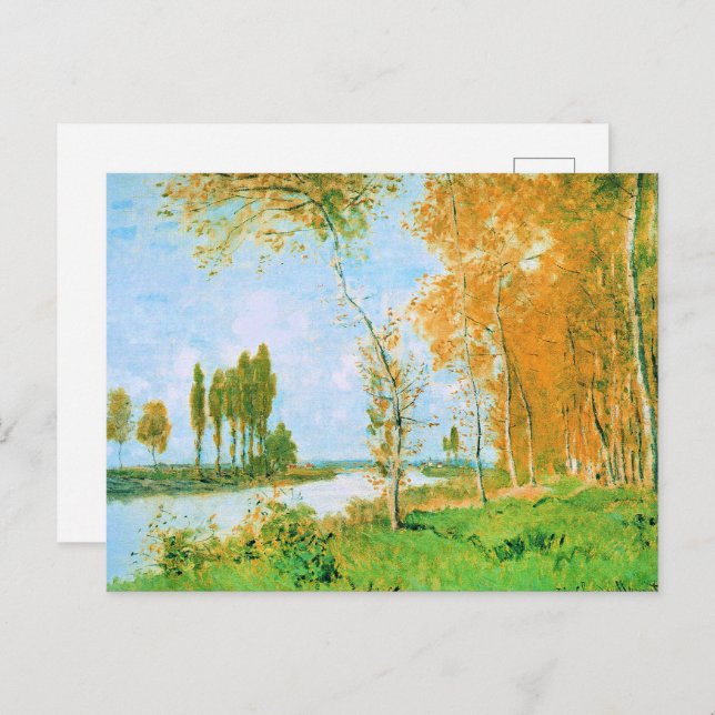 Cartão Postal Monet - O Primavera argentino, (Frente/Verso)
