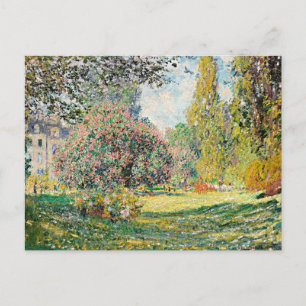 Cartão Postal Monet - Paisagem, Parc Monceau,
