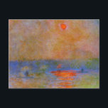 Cartão Postal Monet, Ponte Waterloo, Luz do Sol no Nevoeiro<br><div class="desc">Claude Monet,  Ponte Waterloo,  Luz do Sol no Nevoeiro</div>