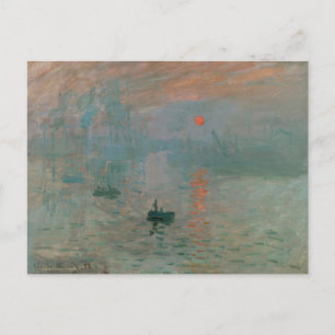 Cartão Postal Monet Sunset