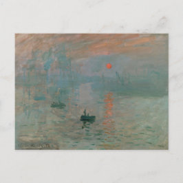 Cartão Postal Monet Sunset