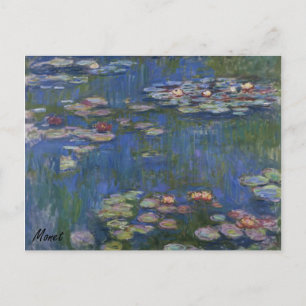 Cartão Postal MONET Water Lily 1916 POSTCARD