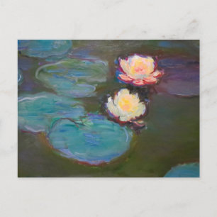 Cartão Postal Monet Water Lily Lily Pond Waterlily Painting