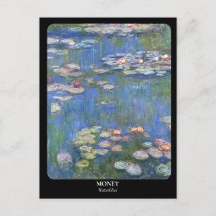 Cartão Postal MONET / Waterlilians