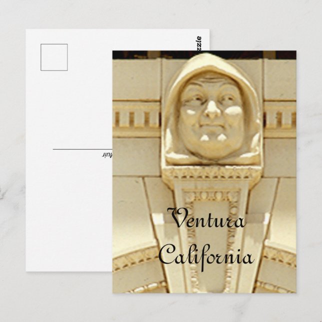 Cartão postal - Monge Sorridente do Tribunal (Frente/Verso)