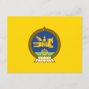 Cartão Postal Mongol (Mongol) emblema