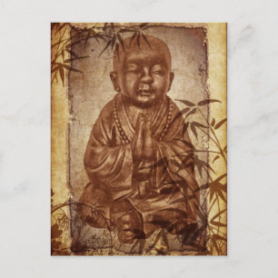Cartão Postal Monk budista