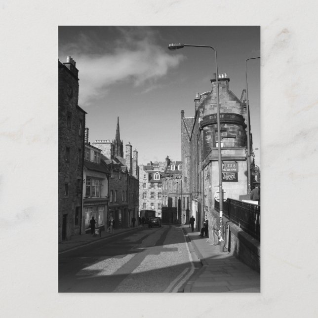 Cartão Postal Mono dos candlemakers de Edimburgo (Frente)