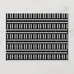 Cartão Postal Monograma - Letra Inicial H